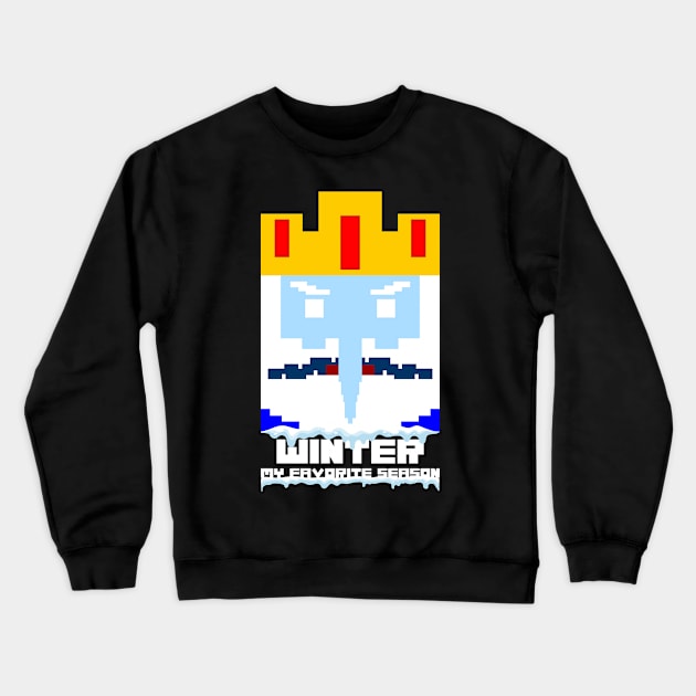 Winter, My favorite season. Ice King Crewneck Sweatshirt by Beautiful Designs Collection